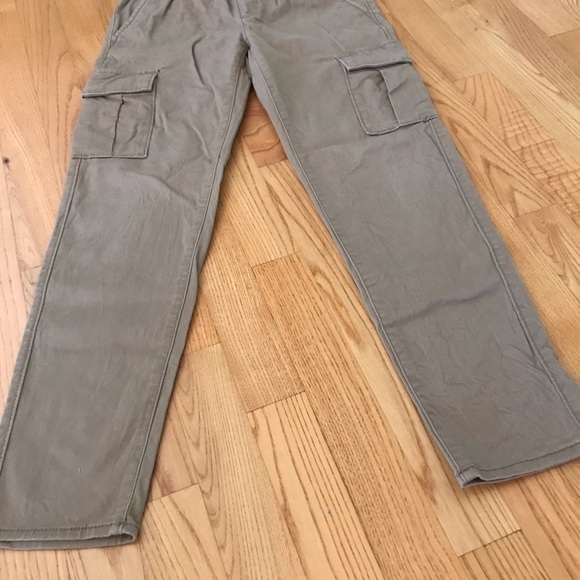 Dress outfit full zip navy blue sweater khaki pants boys size M 7/8 L 10/12 10 - Picture 3 of 8